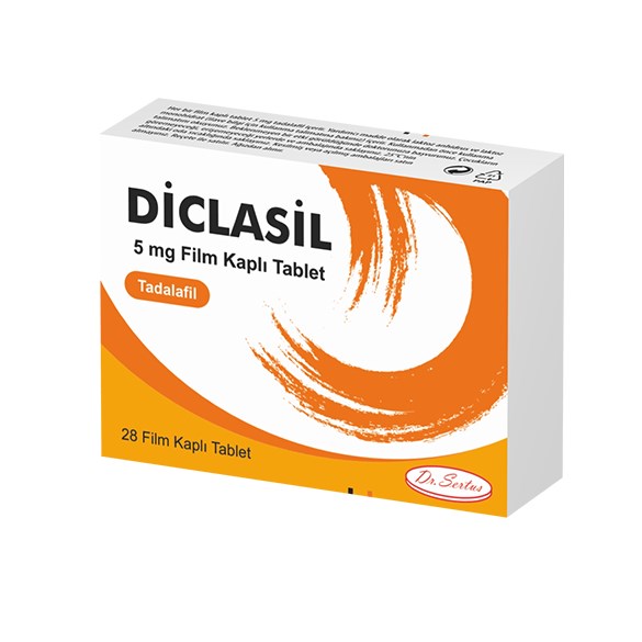 Diclasil 5 mg 28 tabletlik ilaç kutusunun ön yüzü